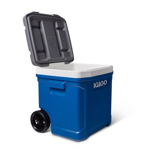 Igloo Khlbox Eisbox mit Rollen Lattitude 60 roller blau